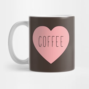 I Love Coffee Heart Mug